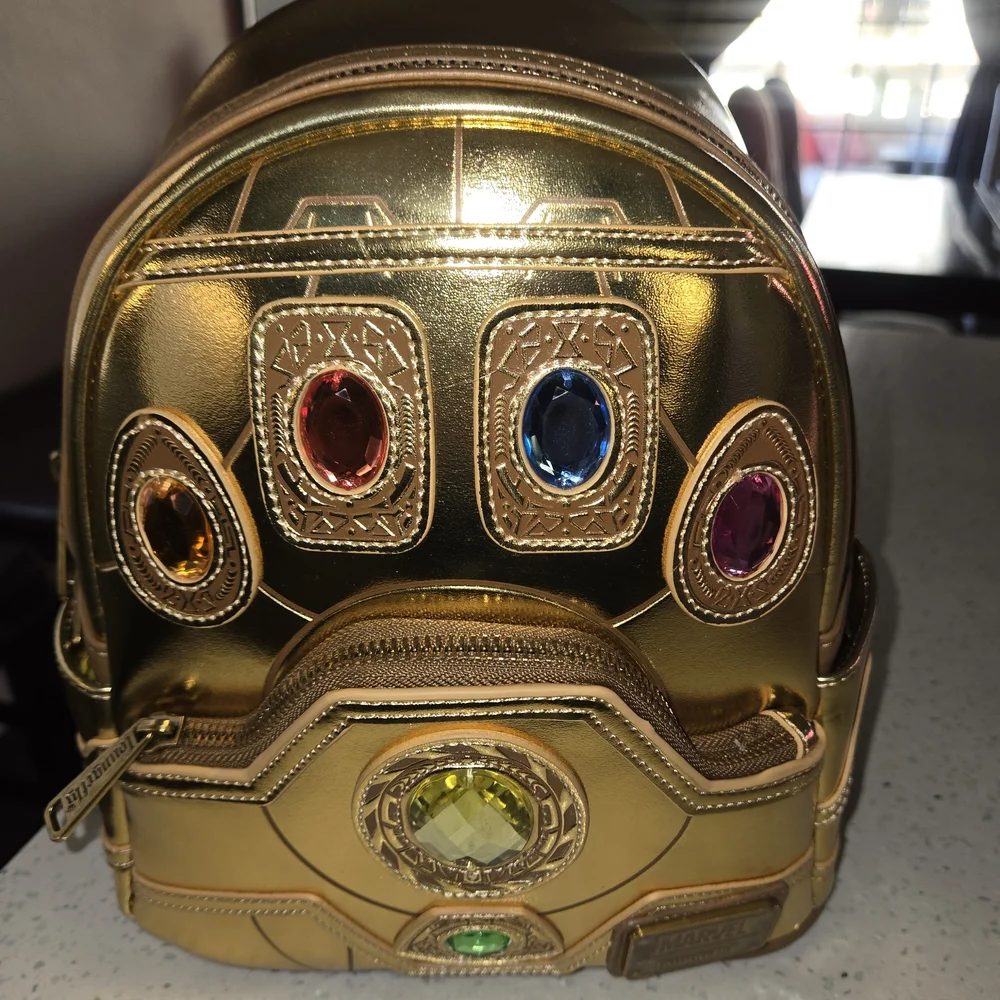 ****SOLD****Disney Loungefly Marvel Inevitable Infinity Stones Mini Backpack - Picture 3 of 6